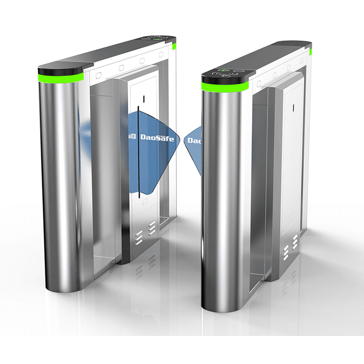 Optical Flap Turnstile DS312X - Global Security Turnstile Gates