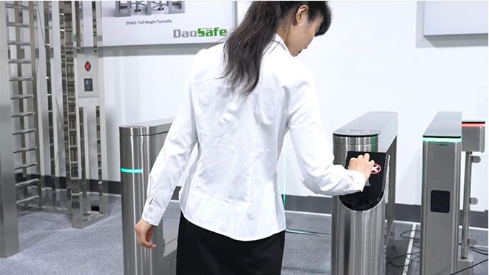 optical swing turnstile ds212p video
