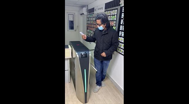 DS1000 tripod turnstile in Turkmenistan