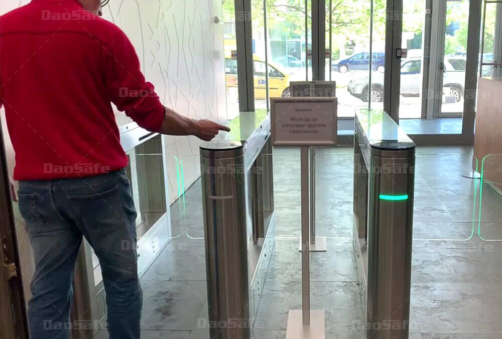 daosafe optical swing turntile ds212 in Bulgaria-2