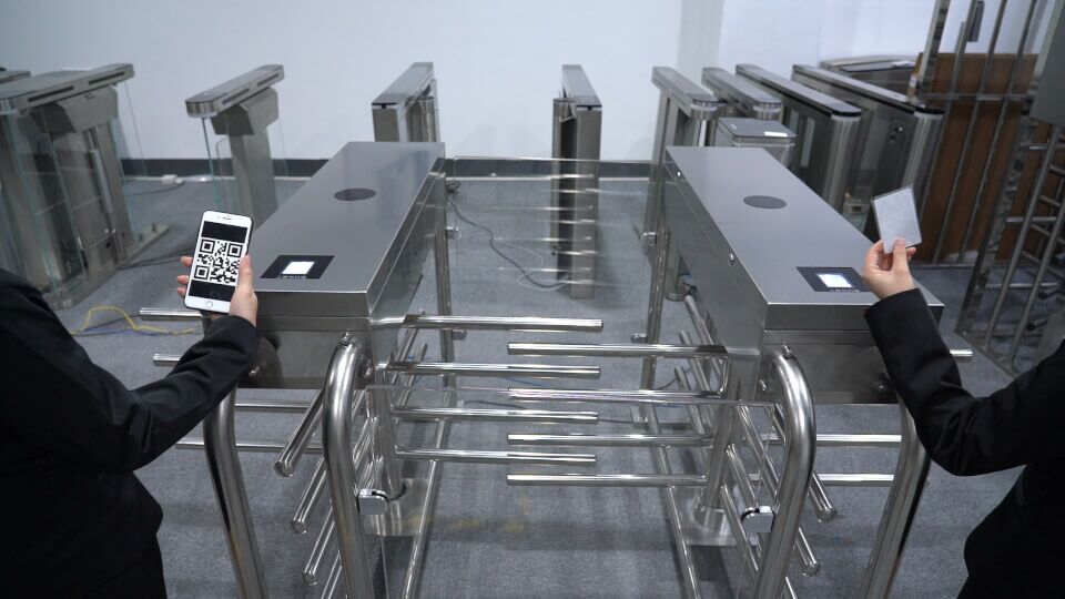 Double Passage Half Height Turnstile dz402