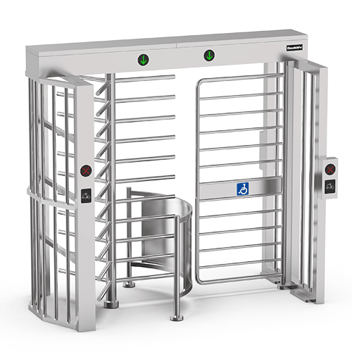 daosafe ds408 full height turnstile with wheelchair gate