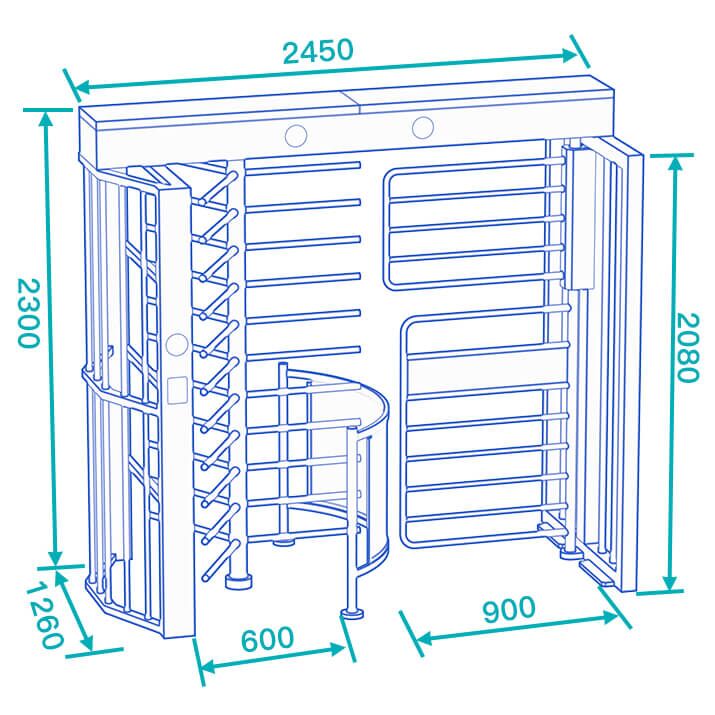 daosafe ds409 dimensions